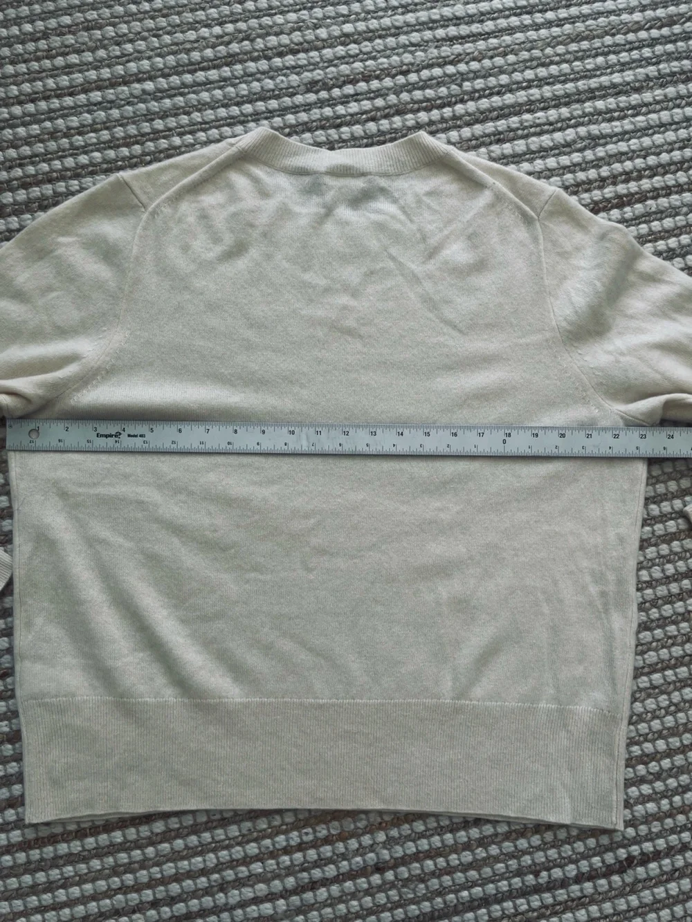 Perfect Cashmere Crewneck J. Crew Cream Size XXL